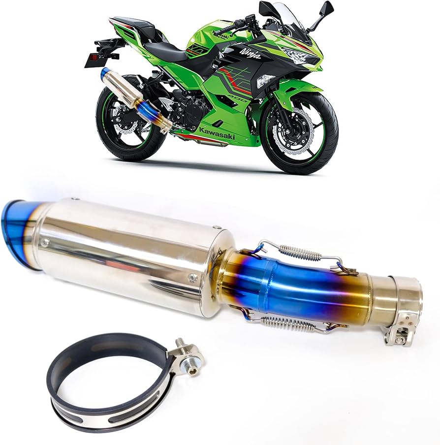 Ninja250 Ninja400 Z250 Z400 スリップオンマフラー Amazon | マフラーサイレンサー オーバル スリップオン 51mm